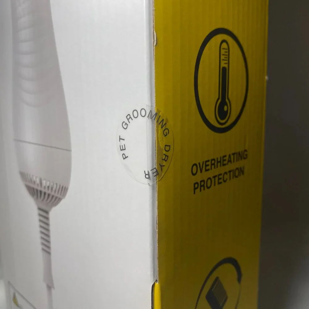 Kuubia Pet Grooming Dryer Portable 2 in 1 Dryer & Brush Replaceable Head NIP